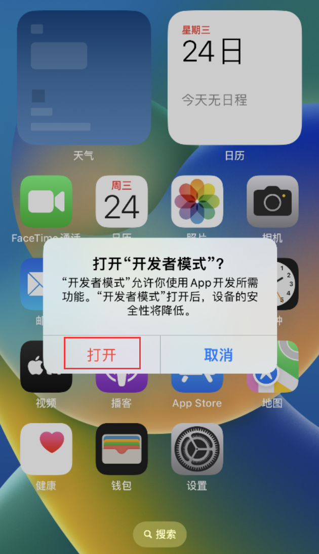 长阳苹果手机维修分享如何打开开发者模式 